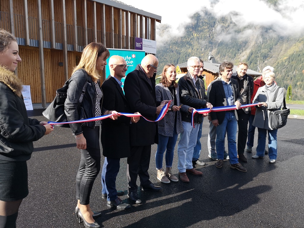 INAUGURATION DU NOUVEAU CENTRE D'EXPLOITATION DES ROUTES DEPARTEMENTALES A CHAMONIX