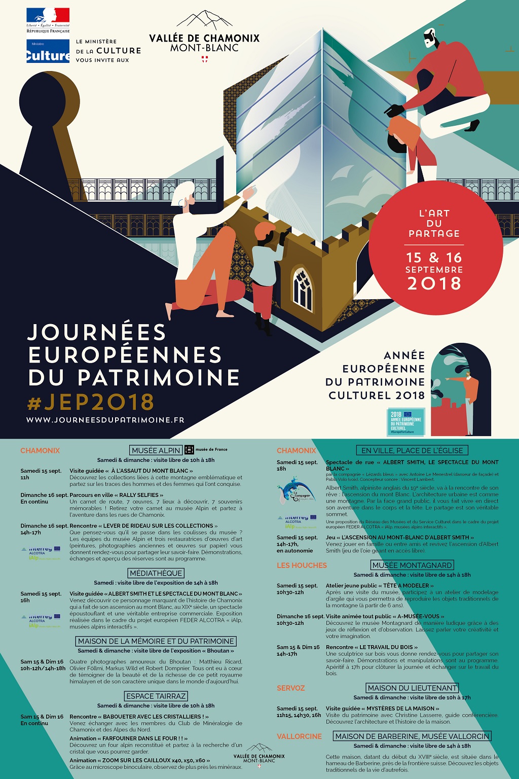 JOURNÉES EUROPÉENNES DU PATRIMOINE À CHAMONIX-MONT-BLANC