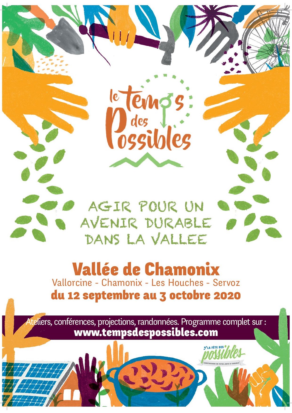 LE TEMPS DES POSSIBLES DU 12 SEPTEMBRE AU 3 OCTOBRE 2020
