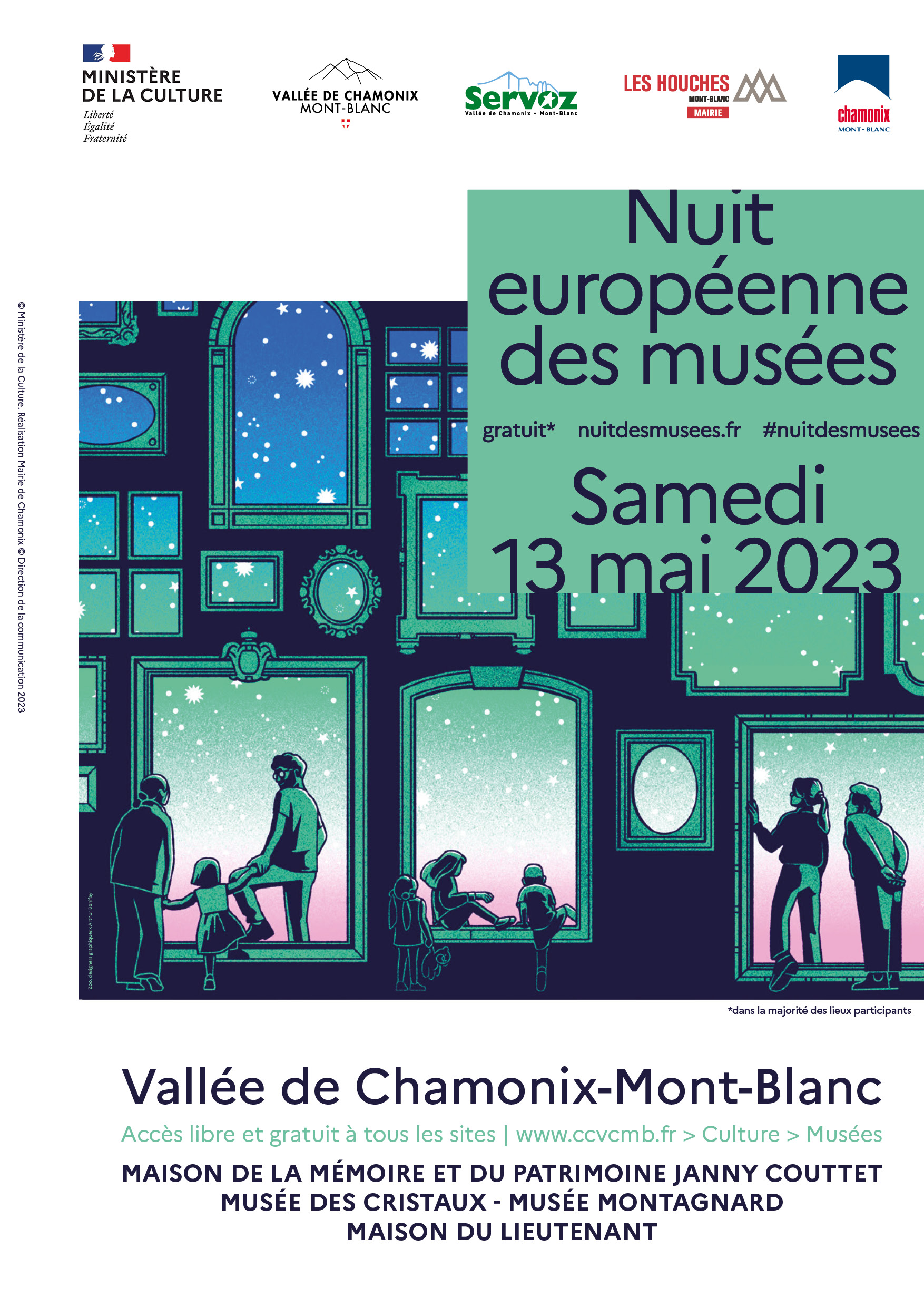 Nuit des Musées 2023 affiche Nuit des Musées 2023 affiche