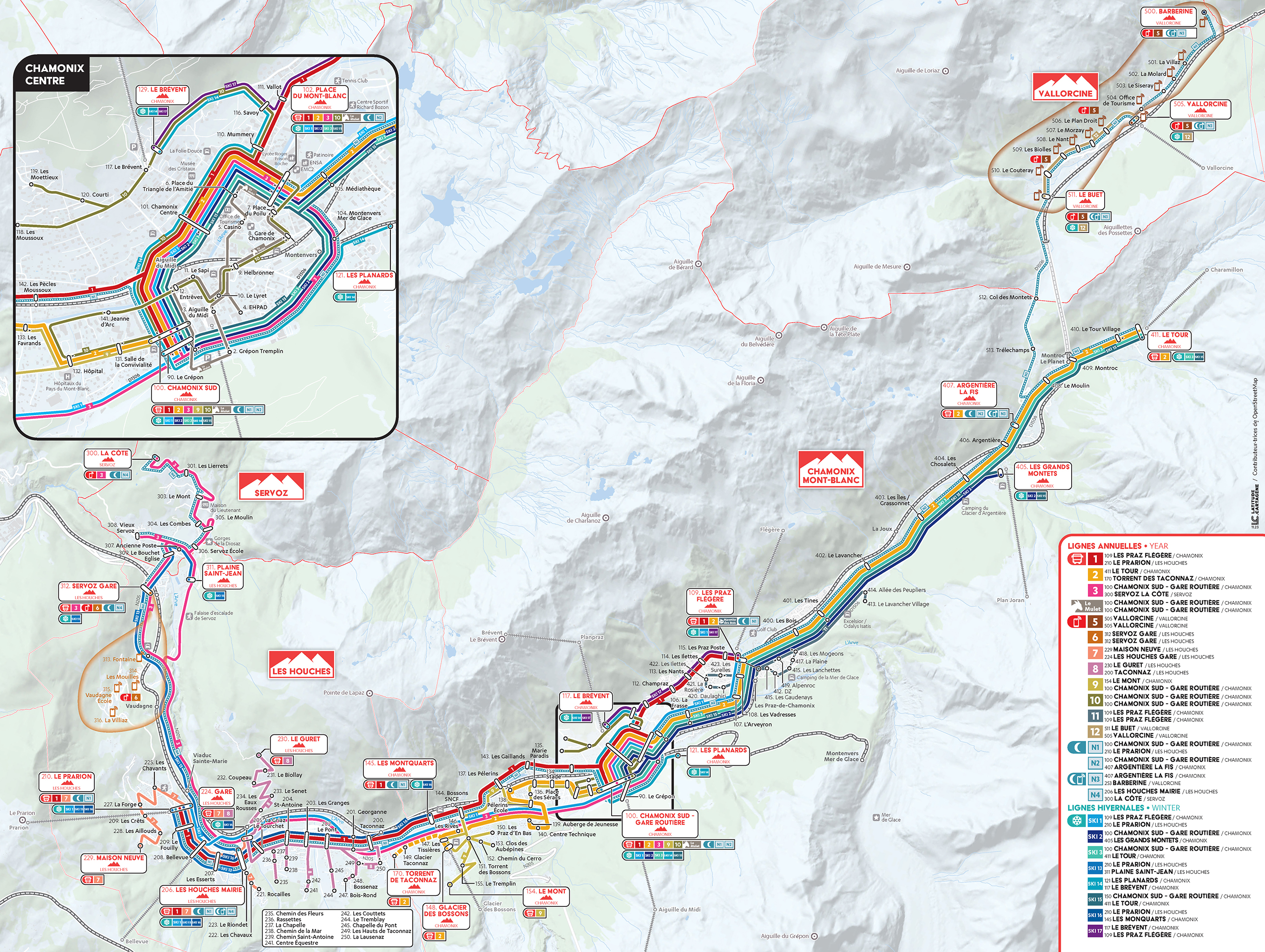 Mise en place du nouveau réseau de bus en Vallée de Chamonix Mont-Blanc